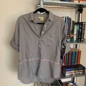 JCREW collared button down blouse